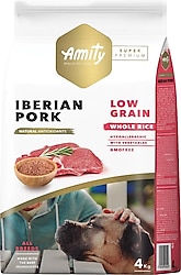 Amity Süper Premium Az Tahıllı İberian Pork 4 kg Yetişkin Köpek Maması