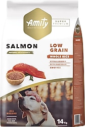 Amity Süper Premium Düşük Tahıllı Somonlu 14 kg Yetişkin Köpek Maması