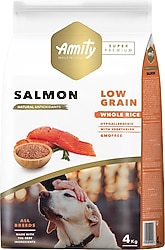 Amity Süper Premium Az Tahıllı Somonlu 4 kg Yetişkin Köpek Maması