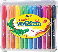 Amos Colorix Silky Twisters 12 Renk Mum Boya
