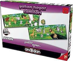 Anatolian Yaban Hayat Canlıları Puzzle 22 Parça 7460