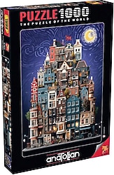 Anatolian Amsterdam Starry Night 1000 Parça Puzzle 1183