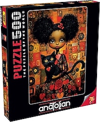 Anatolian Kara Kedi 500 Parça Puzzle 3641
