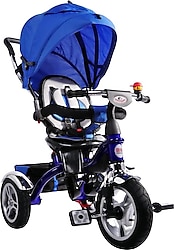 Andcar Ebeveyn Kontrollü İtmeli Çocuk Bisiklet Mavi