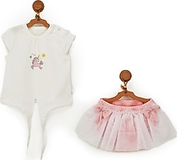 AndyWawa AC22718 Unicorn Desenli Kız Bebek Takımı