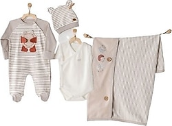 AndyWawa AC23025 Organic Newborn 4'lü Hastane Çıkışı