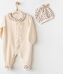 AndyWawa AC26238 Little Leopard Bebek Tulum Takımı