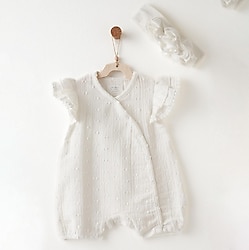 AndyWawa Baby Chic AC26642 Kız Bebek Tulum Takımı