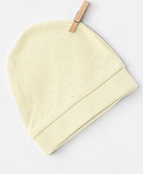 AndyWawa Basic AC25558 Sarı Bebek Şapkası