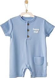 AndyWawa Basic AC25893 Mavi Bebek Tulumu