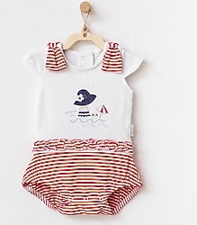 AndyWawa Beach Time AC21671R Kız Bebek Tulum