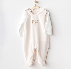 AndyWawa Bear Time AC25185 Erkek Bebek Tulum Takımı