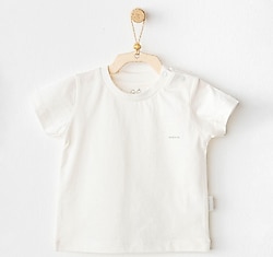 AndyWawa Casual AC25971 Beyaz Bebek Tişört