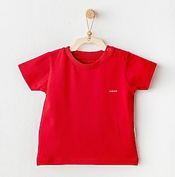AndyWawa Casual AC25971 Kırmızı Bebek Tişört