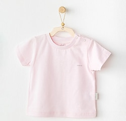 AndyWawa Casual AC25971 Pembe Bebek Tişört