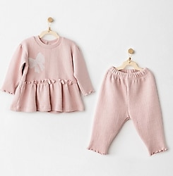 AndyWawa Casual AC26204 2'li Kız Bebek Takımı