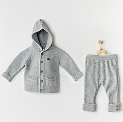 AndyWawa Knitwear AC24335 2'li Bebek Takımı