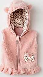 AndyWawa Little Leopard AC26234 Kız Bebek Yeleği