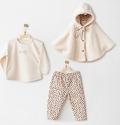 AndyWawa Little Leopard AC26237 Little Leopard 3'lü Bebek Takımı