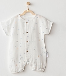 AndyWawa Ocean Is My Happy Place Muslin AC25611 Erkek Bebek Tulum