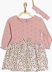 AndyWawa Pembe Leopar AC22057R 2'li Kız Bebek Takım
