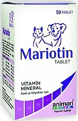 Animari Mariotin Kedi ve Köpekler için Vitamin ve Mineral 50 Tablet