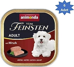 Animonda Vom Feinsten 150 gr 6'lı Yetişkin Konserve Köpek Maması