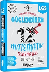 Ankara Yayıncılık 8. Sınıf Matematik Güçlendiren 12'li Deneme