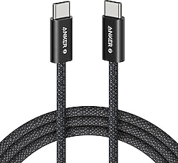 Anker Zolo A8060 1 m Siyah Type-C to Type-C Hızlı Şarj Kablosu