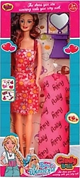 Anlily Aynalı Yedek Elbiseli Bebek 2284
