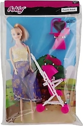 Anlily Poşette Pusetli Bebek 02297