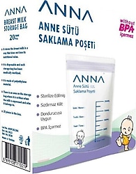 Anna 20'li Süt Saklama Poşeti
