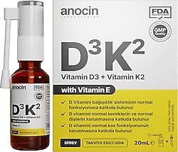 Anocin Vitamin D3K2 Sprey Damla 20 ml