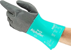 Ansell Alphatec 58-270 Kimyasal ve Sıvı Korumalı İş Eldiveni
