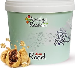 Antalya Reçelcisi Cevizli Kuru İncir Reçeli 5 kg