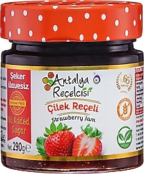 Antalya Reçelcisi Şeker İlavesiz Çilek Reçeli 290 gr