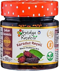 Antalya Reçelcisi Şekersiz Karadut Reçeli 290 gr