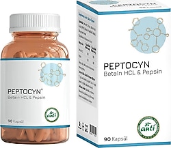 Anti Peptocyn Betain HCL Pepsin 90 Kapsül