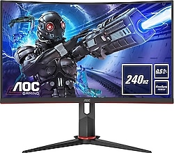 AOC C27G2ZE/BK 27" 0.5 ms Full HD Curved 240 Hz Oyuncu Monitörü
