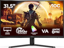 AOC C32G42ZE 31.5" 0.3 ms Full HD Curved 240 Hz Oyuncu Monitörü