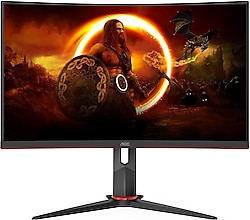 AOC CQ27G2S/BK 27" 1 ms 2K Curved 165 Hz Oyuncu Monitörü