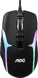 AOC GM190B-LA RGB Kablolu Oyuncu Mouse
