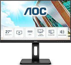 AOC U27P2CA 27" 4 ms 4K Pivot IPS 60 Hz Monitör