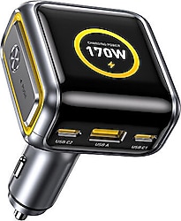 Aohi Superauto 170 W 3 Port Hızlı Araç Şarj Aleti