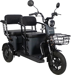 Apec APM5 1000 W 3 Tekerlekli Elektrikli Motosiklet Gri