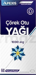 Apexis Çörek Otu Yağı 1000 mg 60 Yumuşak Kapsül