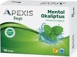 Apexis Mentol Okaliptus Aromalı 16'lı Pastil