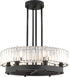 Apliqa Azalea 6'lı Kristalli Taşlı Modern Salon Avize