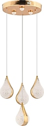 Apliqa Biana 4'lü Modern Salon LED Avize