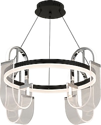 Apliqa Debora 4'lü Modern LED Avize